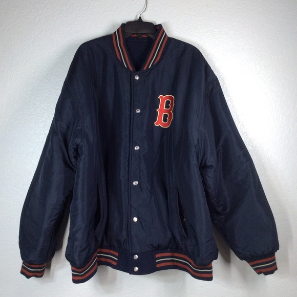Word Series 1967 Boston Red Sox Reversible Button-Up Wool Blend Jacket - Picture 6 of 16